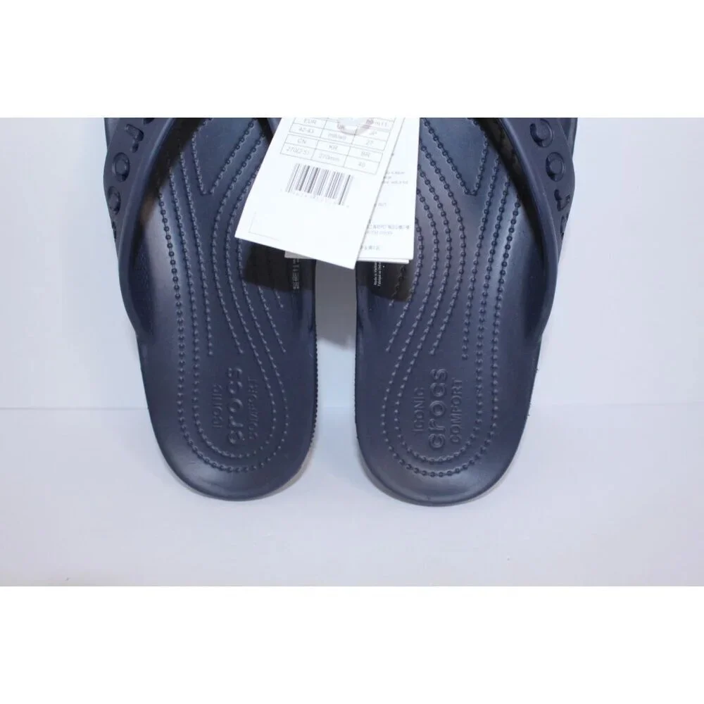 Crocs Adult Baya ll Flip Flop Sandals M6 W8 Blue‎ Iconic Comfort Slide On Casual